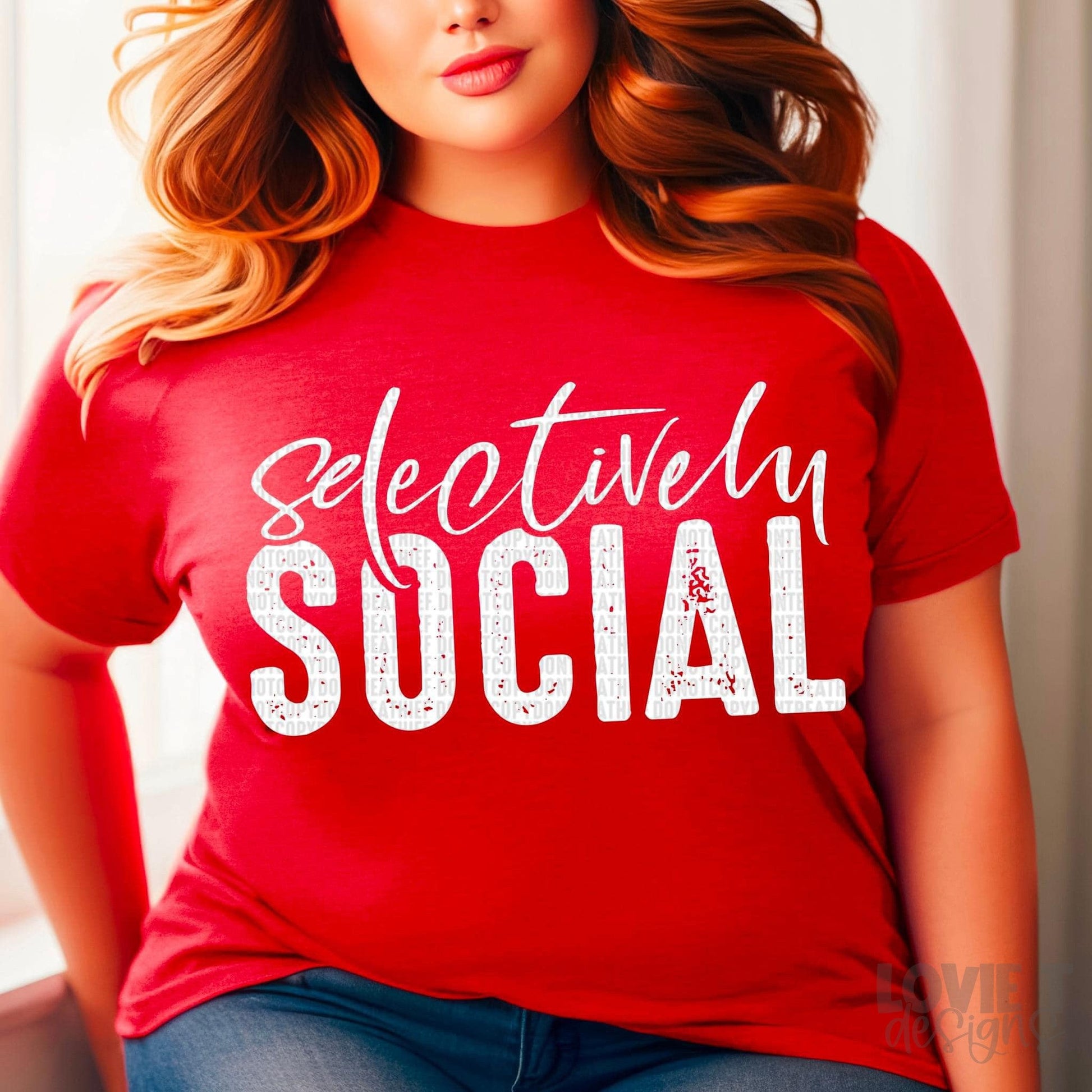 Selectively Social-Lovie T Designs