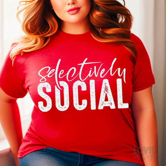 Selectively Social-Lovie T Designs