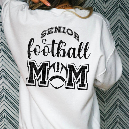 Senior Football Mom-Lovie T Designs