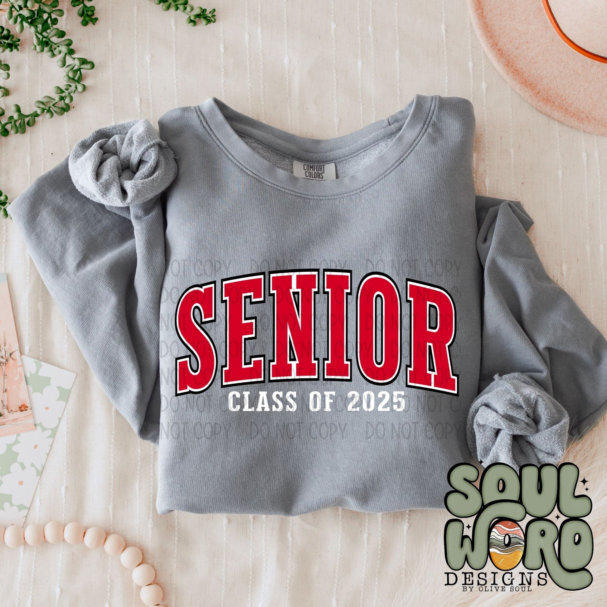 Senior Red-Lovie T Designs