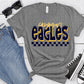 Seymour Eagles Gold Navy Grunge-Lovie T Designs