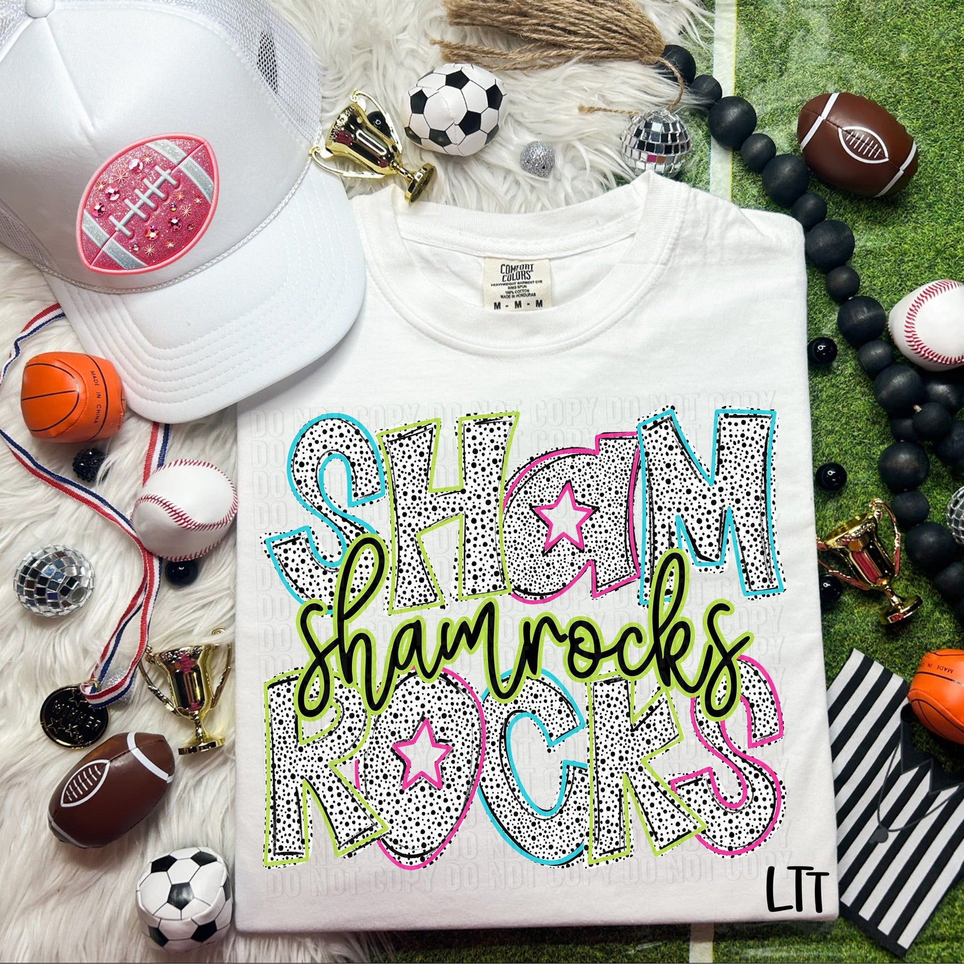 Shamrocks Star Dalmatian Mascots-Lovie T Designs