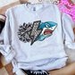 Shark Cheer Mascot-Lovie T Designs