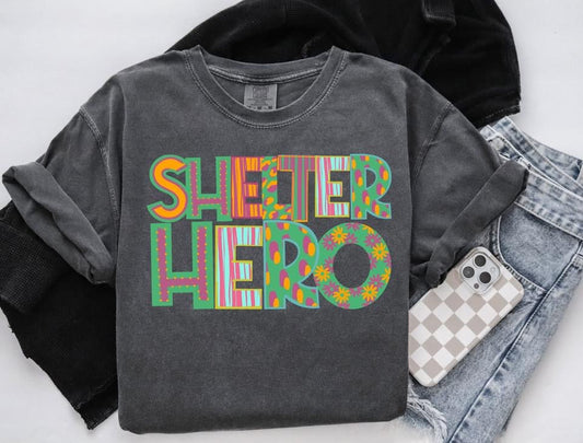 Shelter Hero - Rescue Words-Lovie T Designs