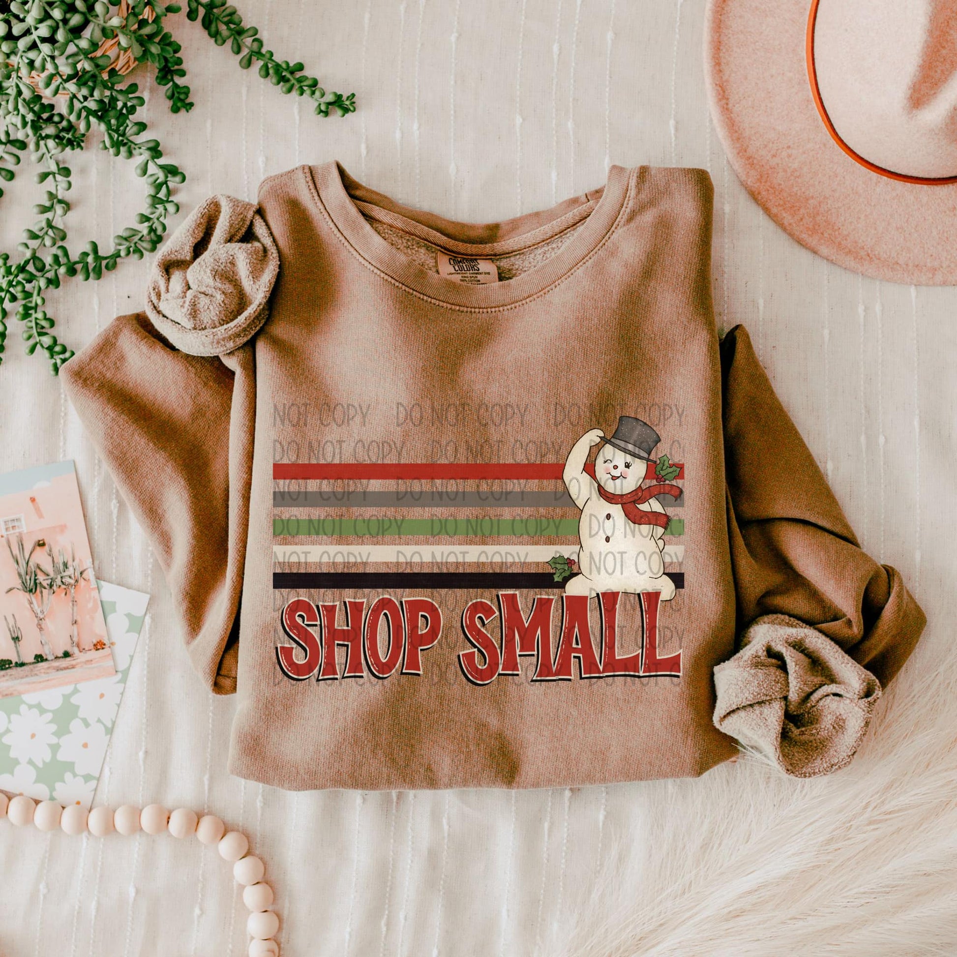 Shop Small Retro Lines with Snowman-Lovie T Designs