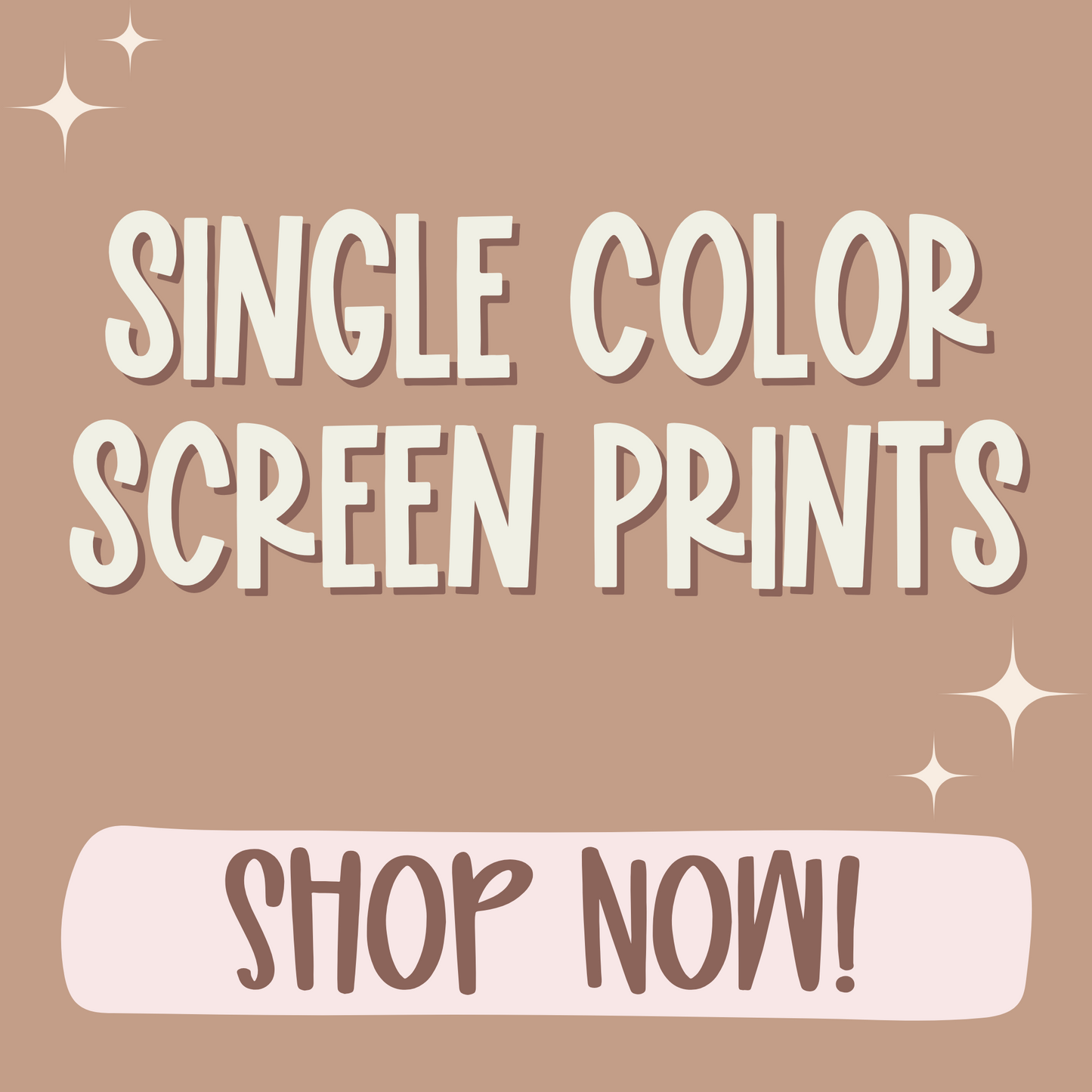 Single Color Screen Print 9x12.75 - Lovie T Designs