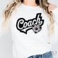 Soccer Coach Faux Embroidery Stitch