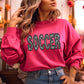 Soccer Faux Embroidery Diamond