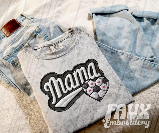 Soccer Mama Faux Embroidery Stitch