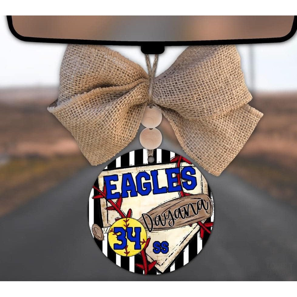 Softball Bag Tag-Lovie T Designs