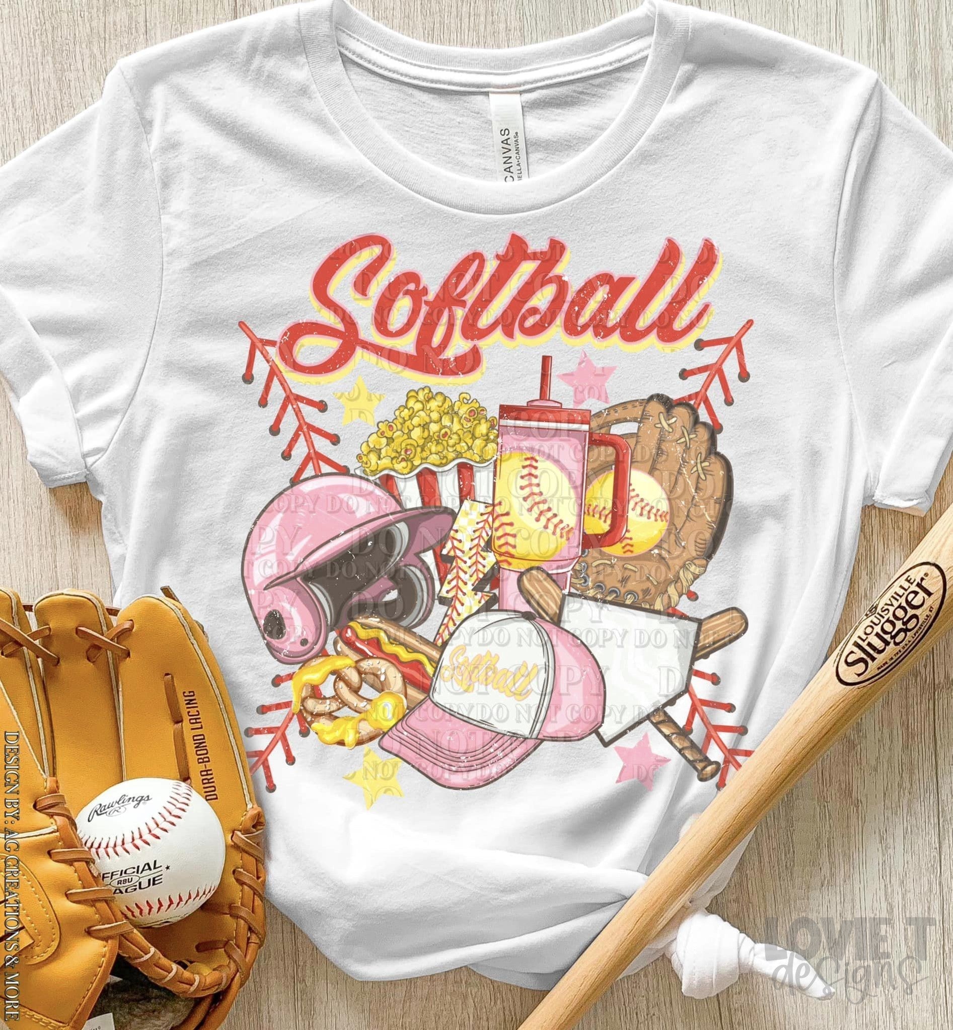 Softball-Lovie T Designs