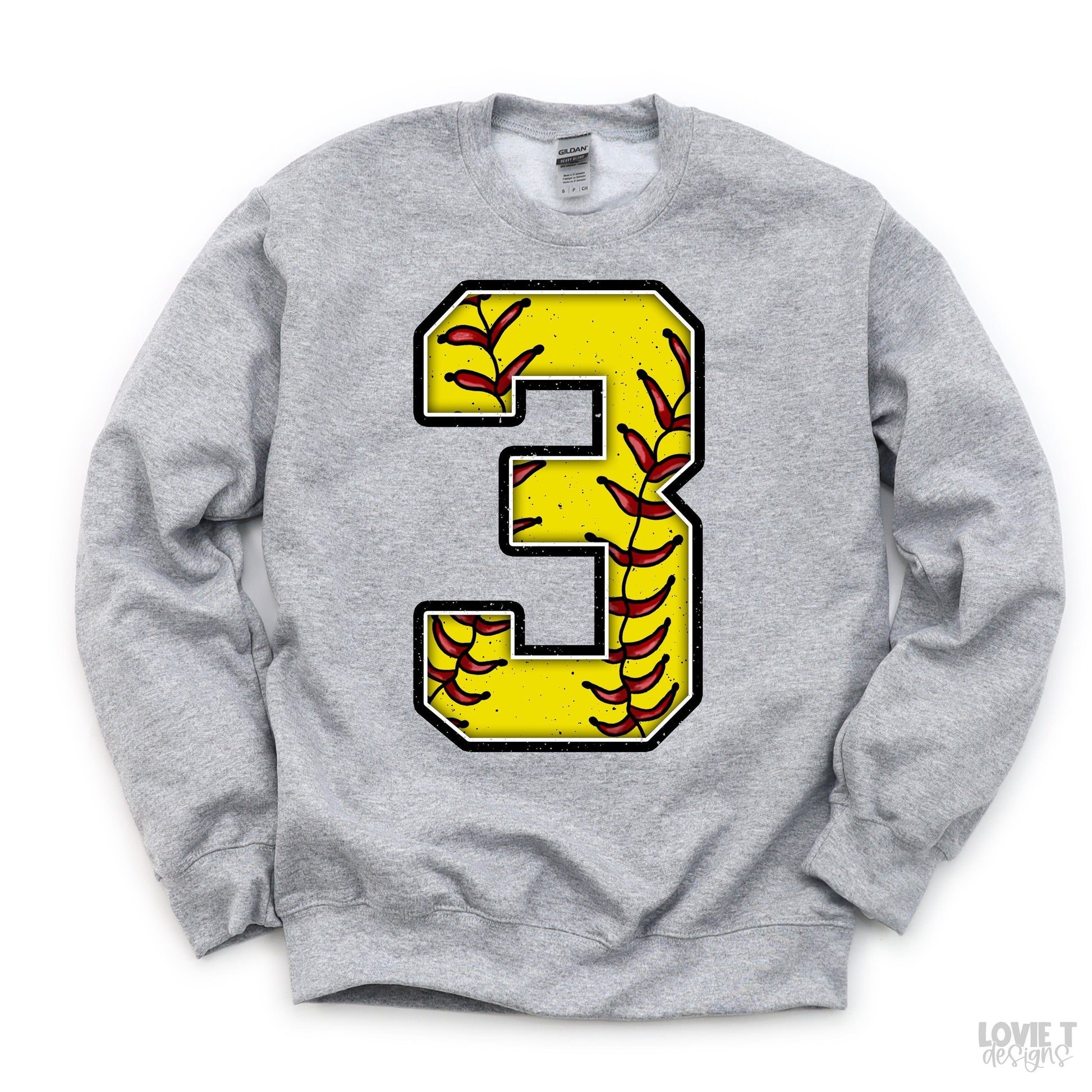 Softball Numbers-Lovie T Designs