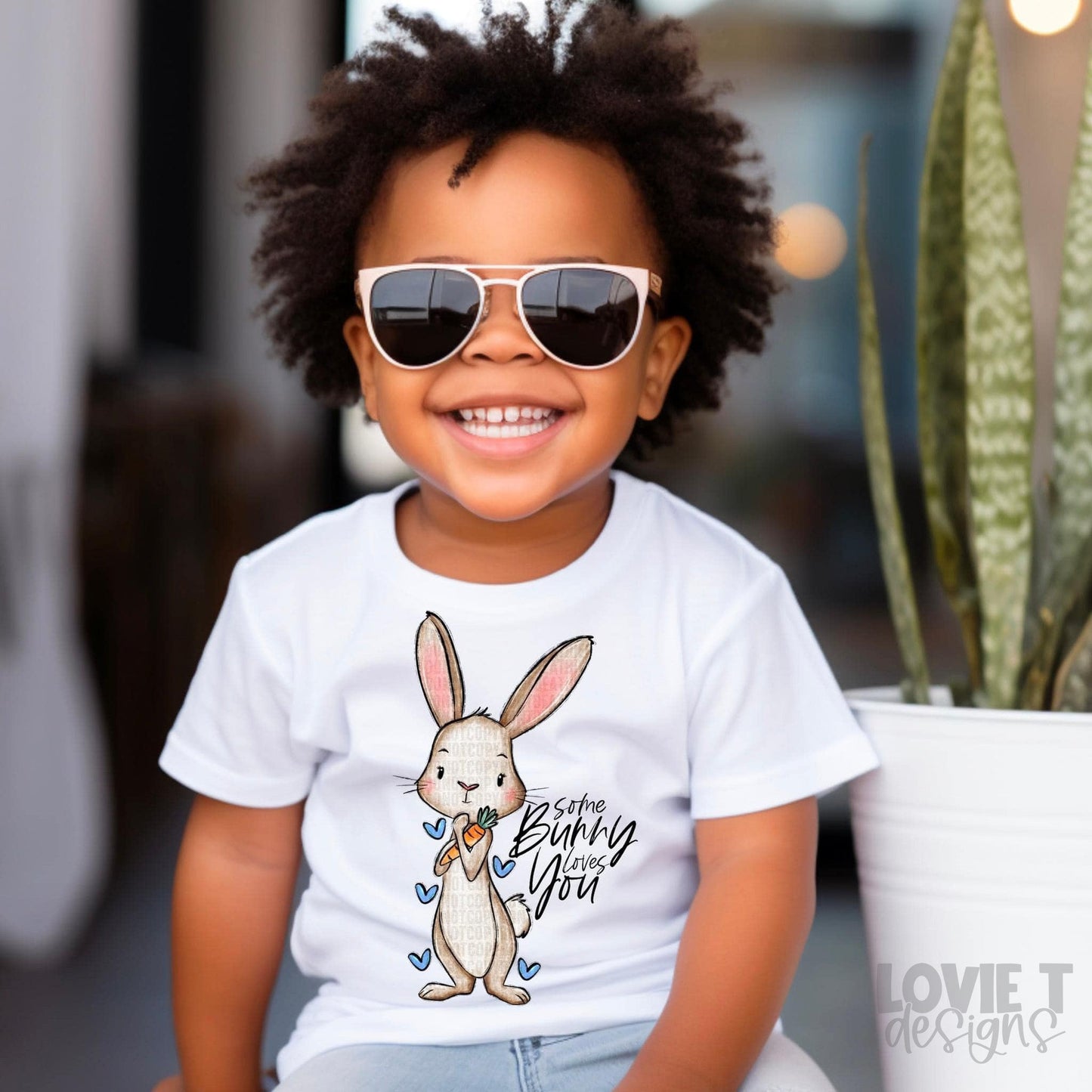 Some Bunny Loves You-Lovie T Designs