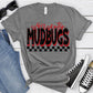 Sorrento Mudbugs Black Red Grunge-Lovie T Designs