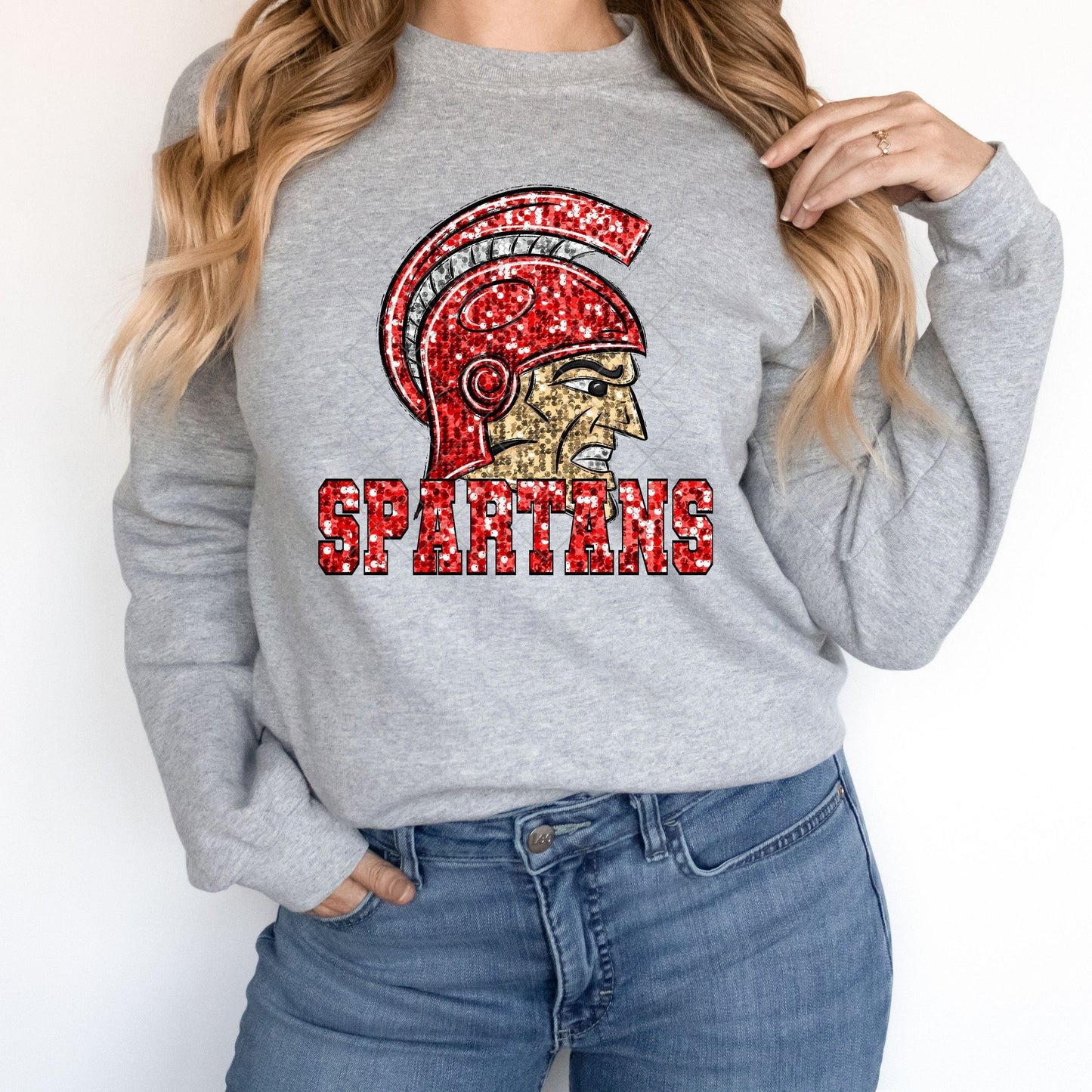 Spartans Red Sequin