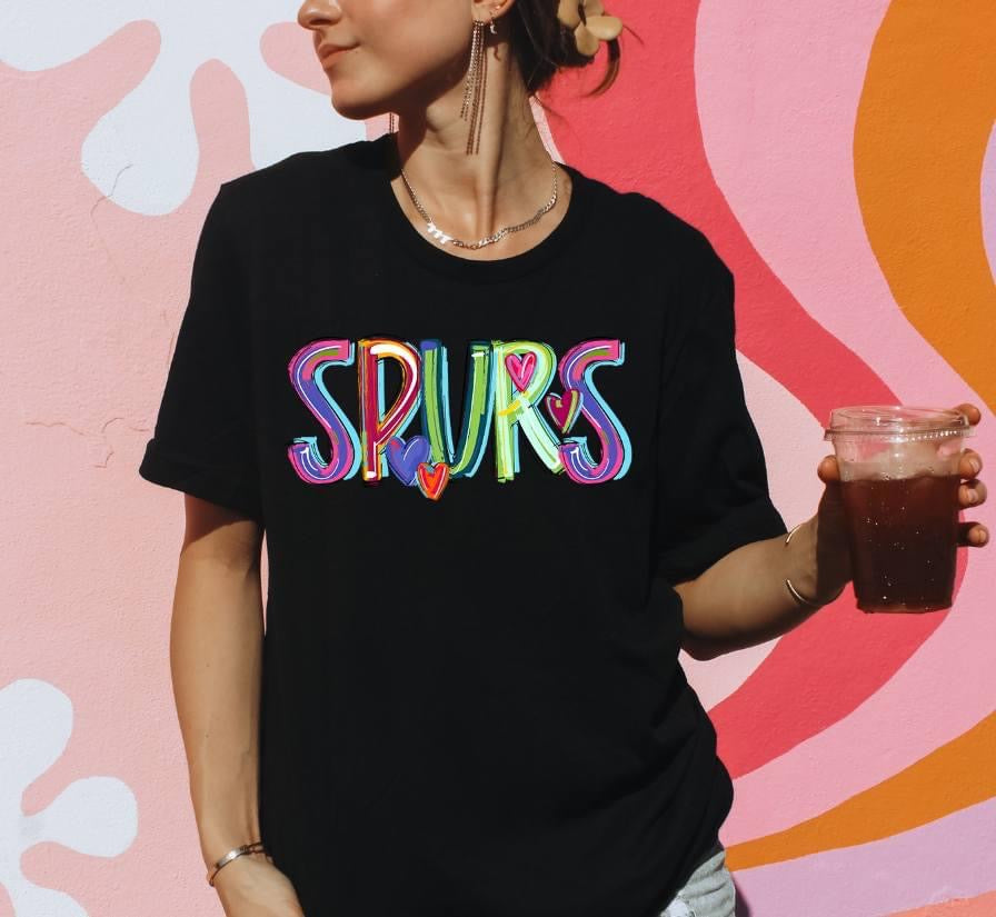 Spurs Cheery Bright-Lovie T Designs