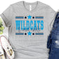 St. Amant Middle Wildcats Col Blue Navy All Stars-Lovie T Designs