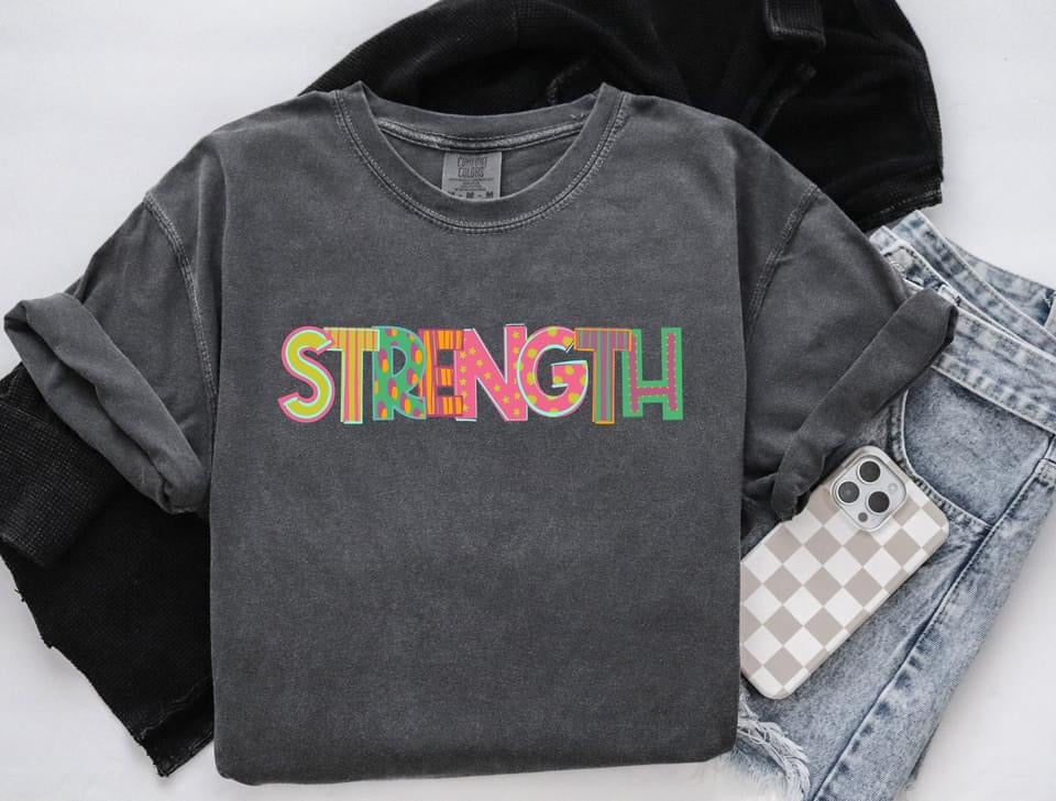 Strength - Faith Words-Lovie T Designs