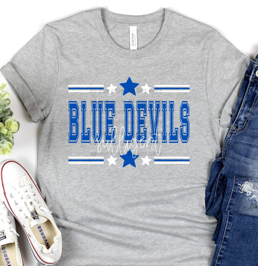 Sulligent Blue Devils All Stars-Lovie T Designs