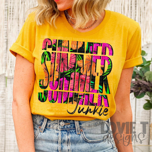 Summer Junkie-Lovie T Designs