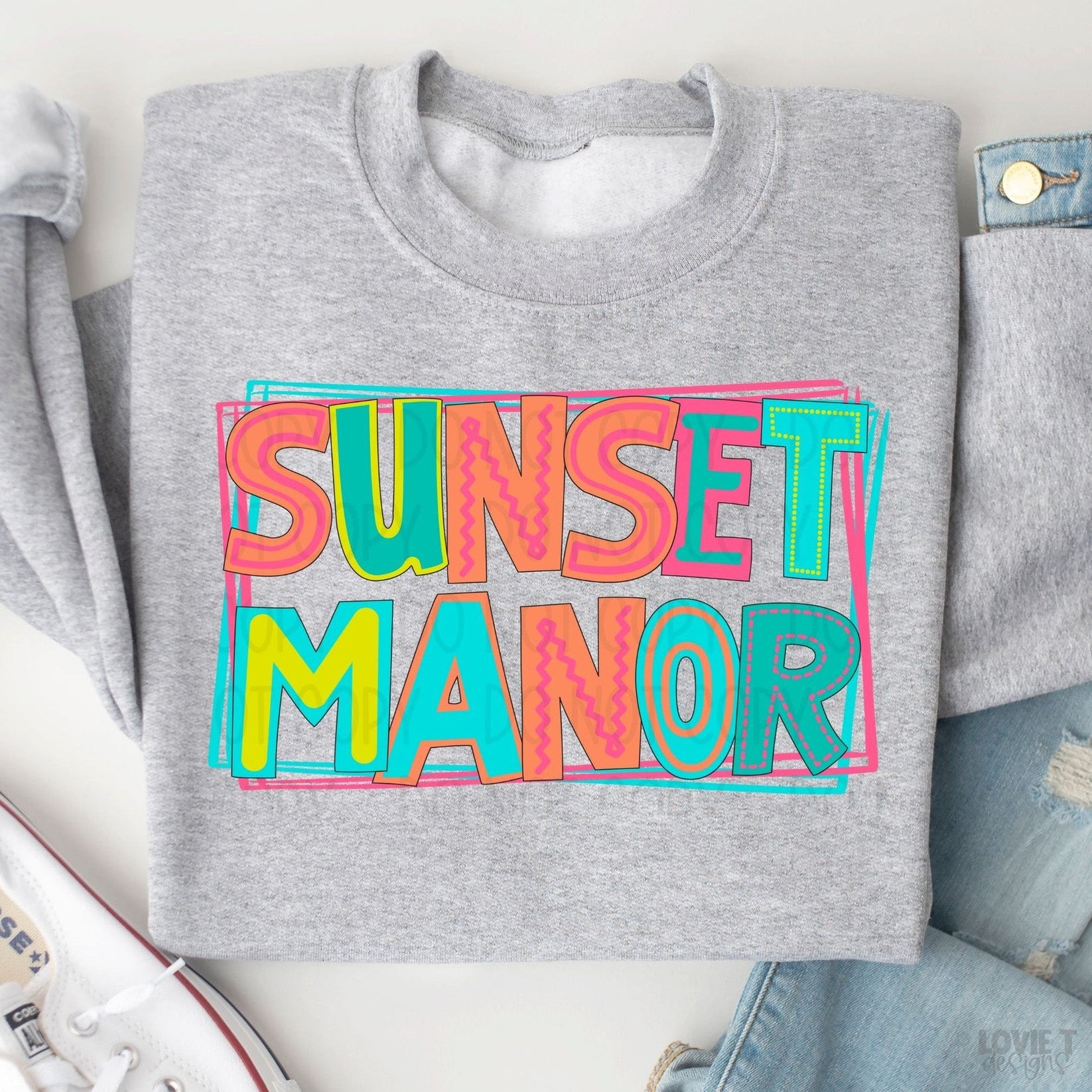 Sunset Manor Moodle Lovie T Designs
