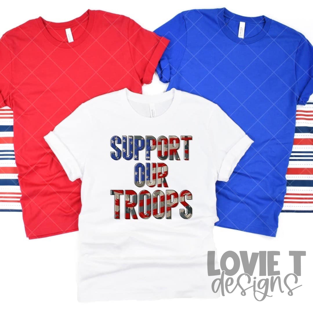 Support Our Troops-Lovie T Designs