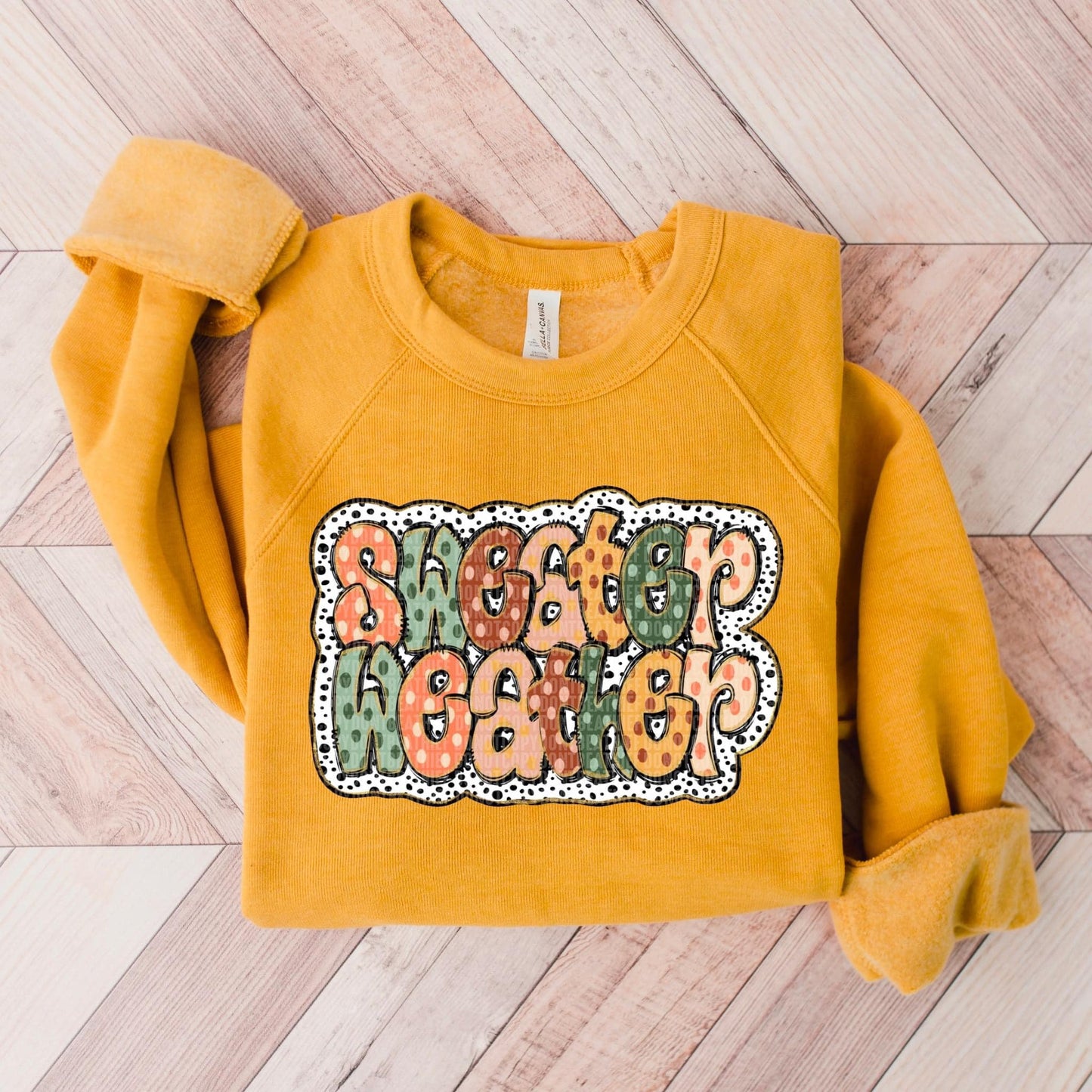 Sweater Weather Fall Dots-Lovie T Designs