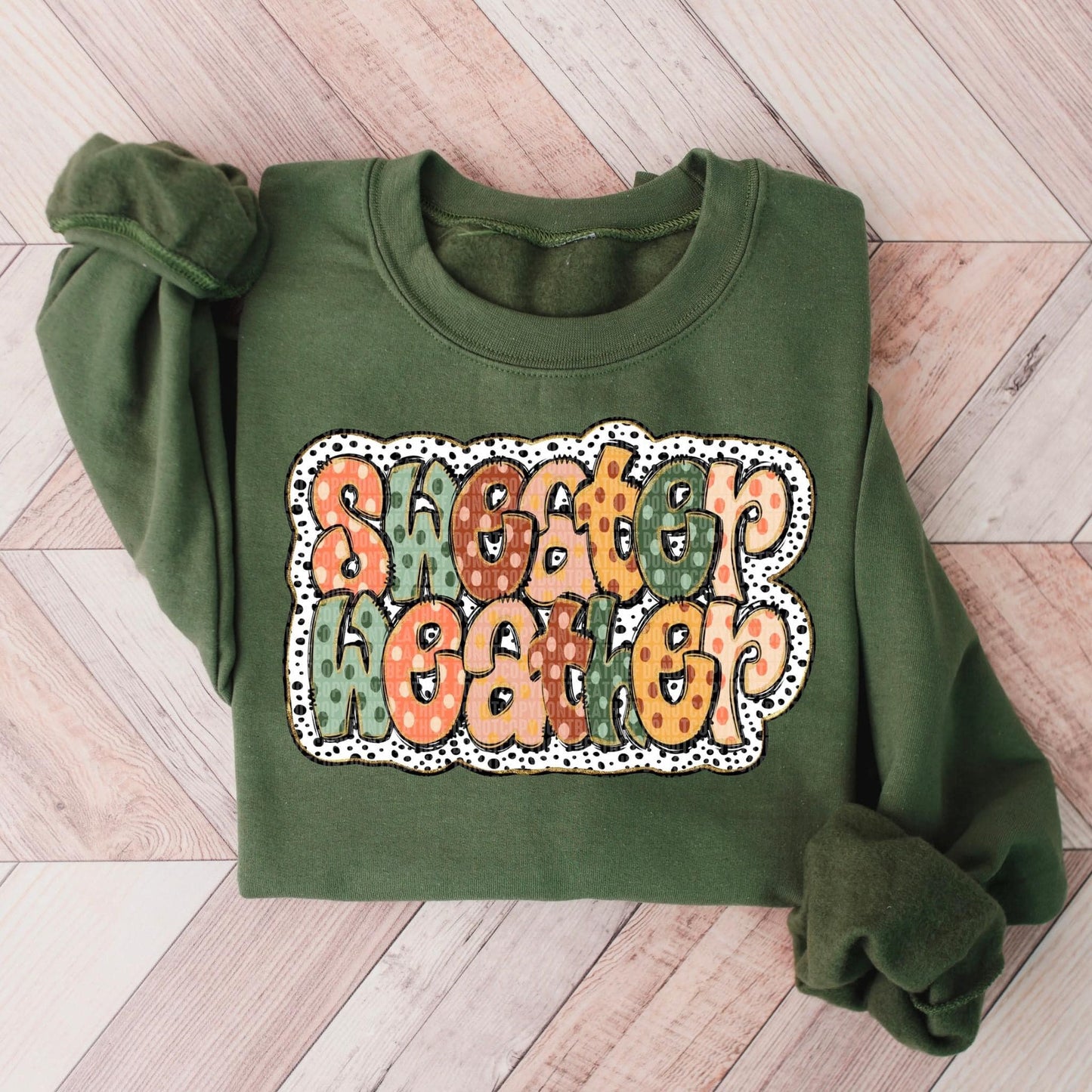 Sweater Weather Fall Dots-Lovie T Designs