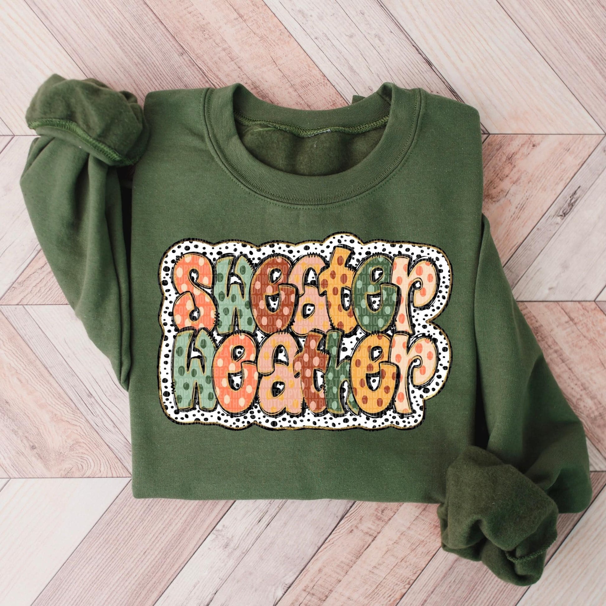 Sweater Weather Fall Dots-Lovie T Designs