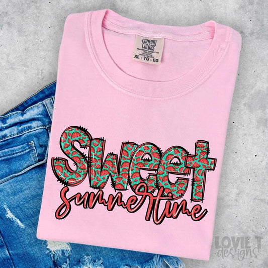 Sweet Summertime Green-Lovie T Designs