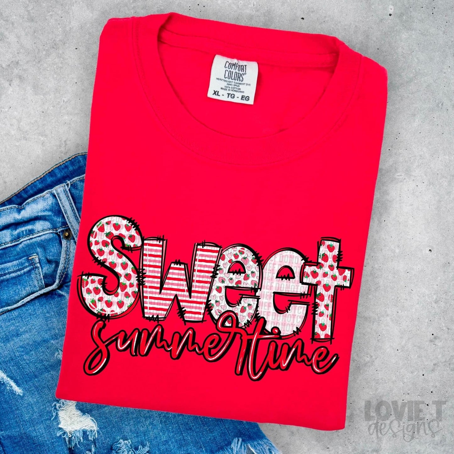 Sweet Summertime Pink-Lovie T Designs