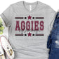 Sylacauga Aggies Maroon Black All Stars-Lovie T Designs