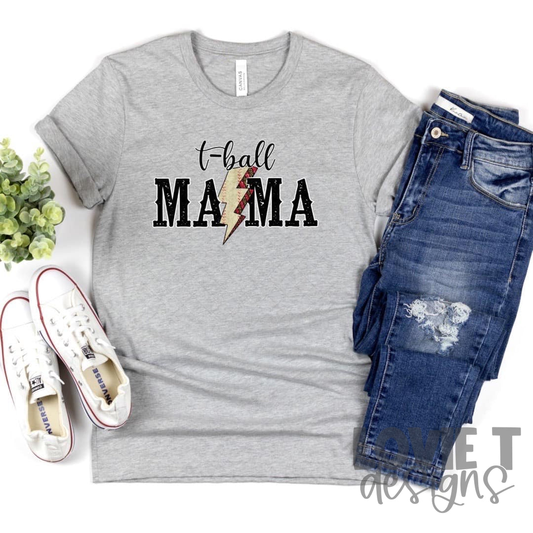 T-Ball Mama Bolt-Lovie T Designs