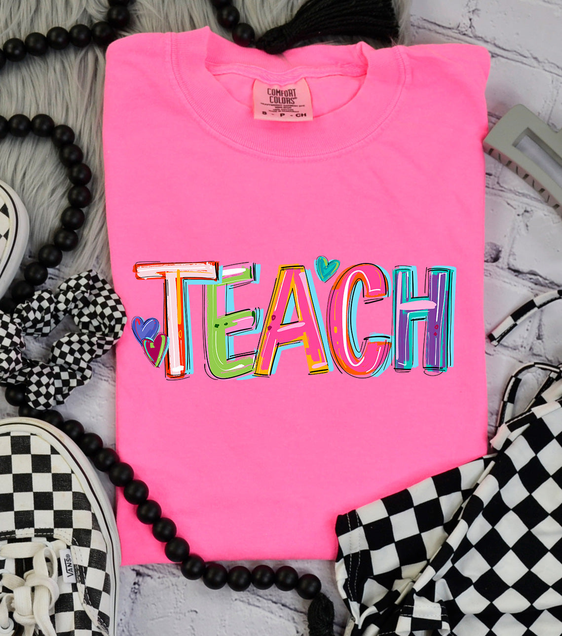 Teach Cheery Bright-Lovie T Designs