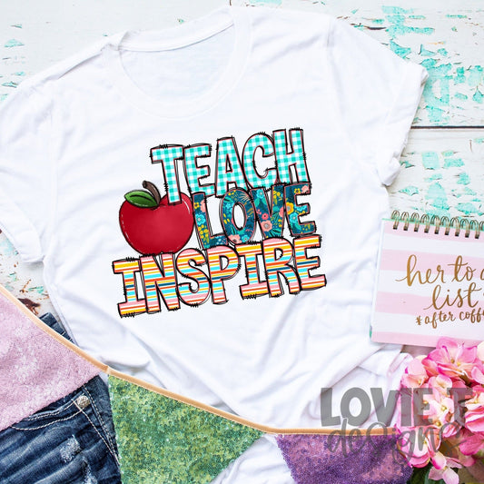 Teach Love Inspire-Lovie T Designs