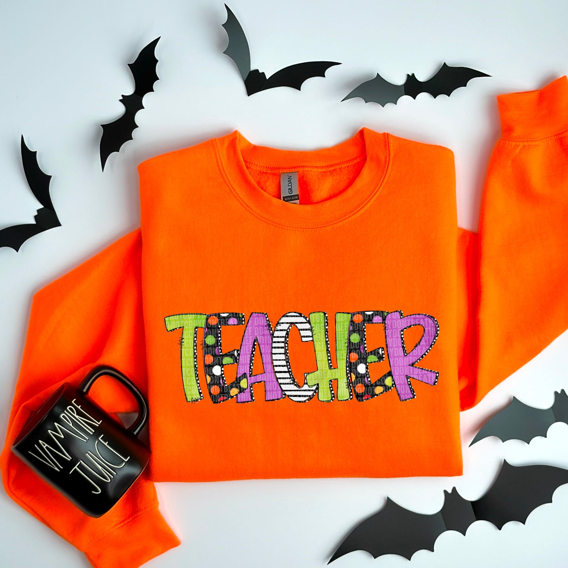 Teacher Halloween Name-Lovie T Designs