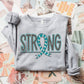 Teal Strong Awareness Ribbon-Lovie T Designs