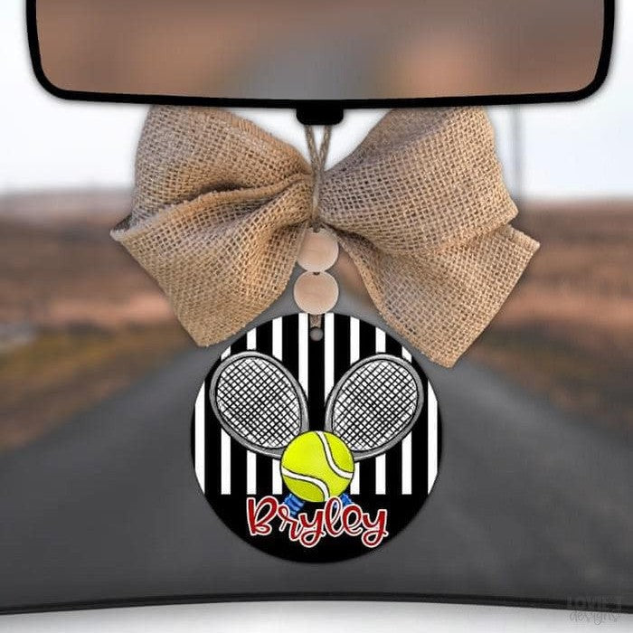 Tennis Bag Tag-Lovie T Designs