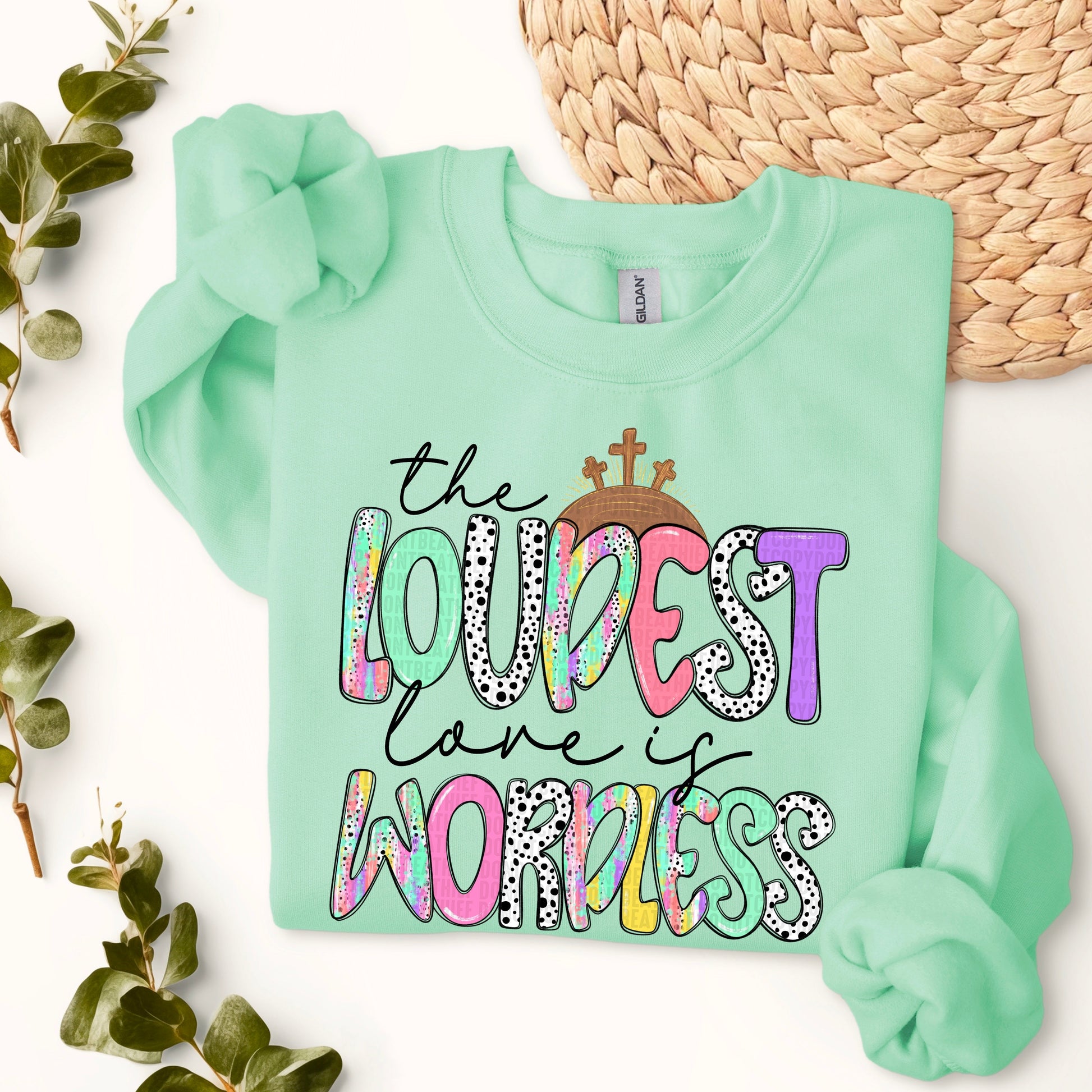 The Loudest Love Is Wordless-[DTF Transfer]-Lovie T Designs