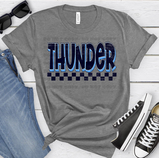 Thunder Navy Columbia Grunge-Lovie T Designs