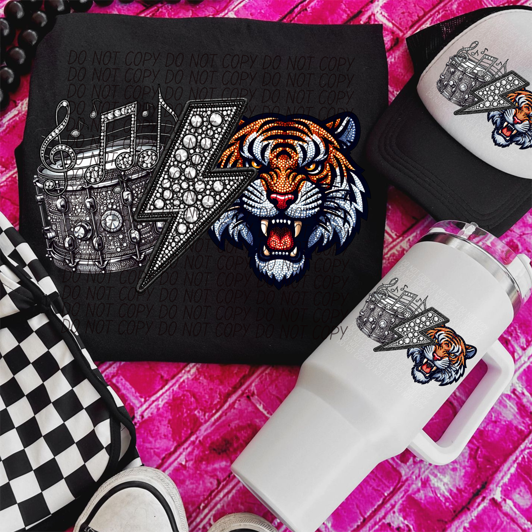 Tiger Band Mascots-Lovie T Designs