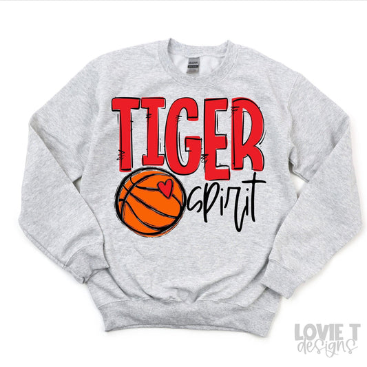 Tiger Spirit Red Basketball