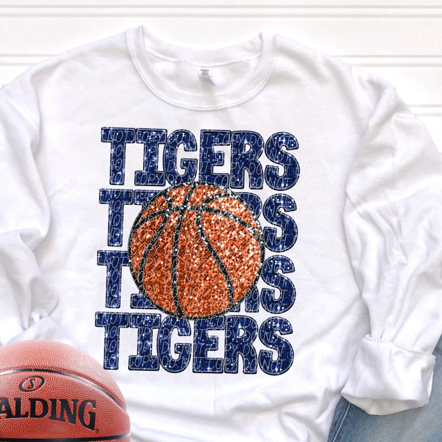 Tigers Blue-[DTF Transfer]-Lovie T Designs