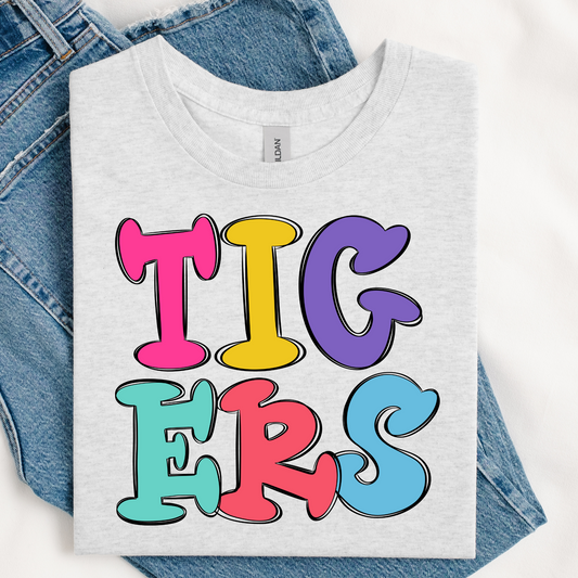 Tigers Jumping Jacks-Lovie T Designs