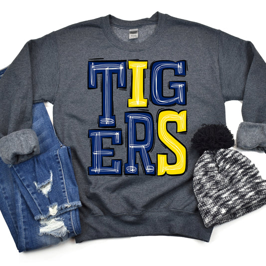 Tigers Royal Blue and Yellow