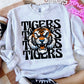 Tigers Winking Mascot-Lovie T Designs