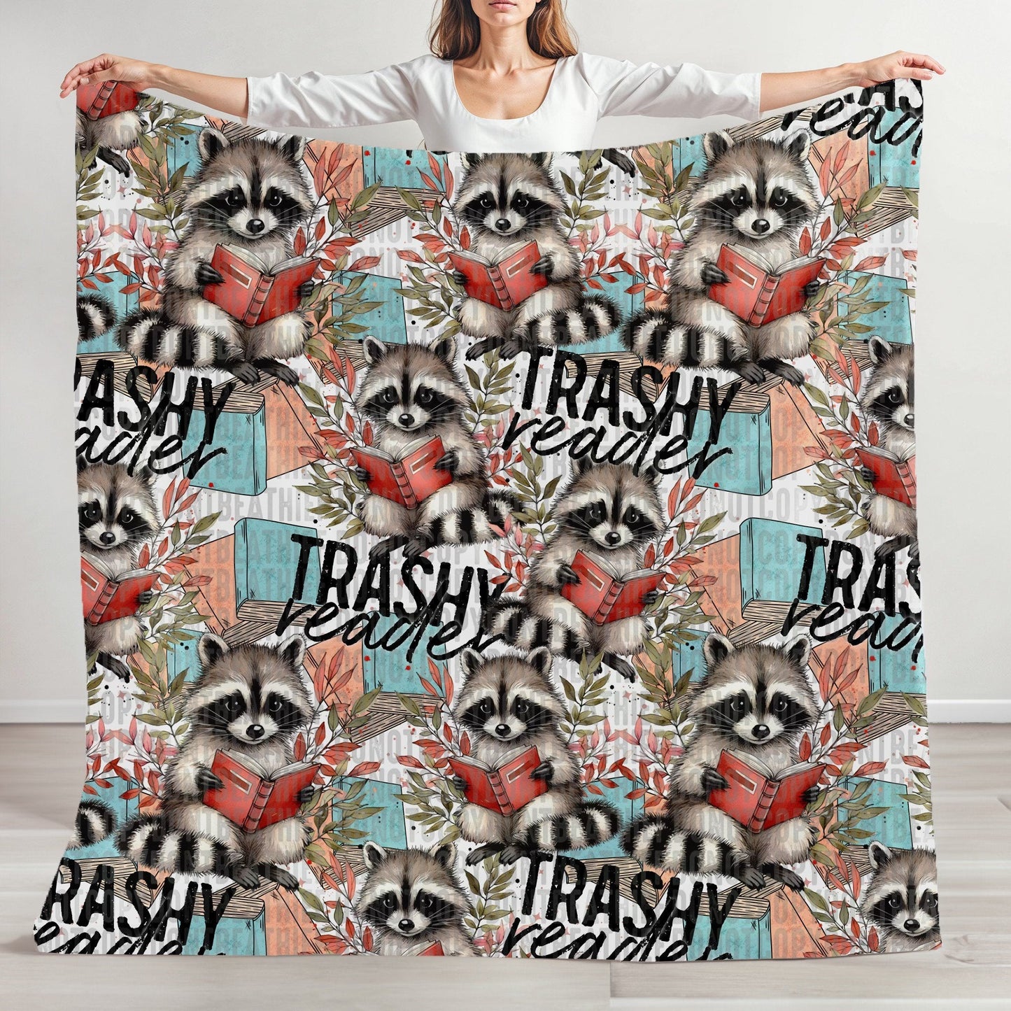 Trashy Reader Blanket-Lovie T Designs