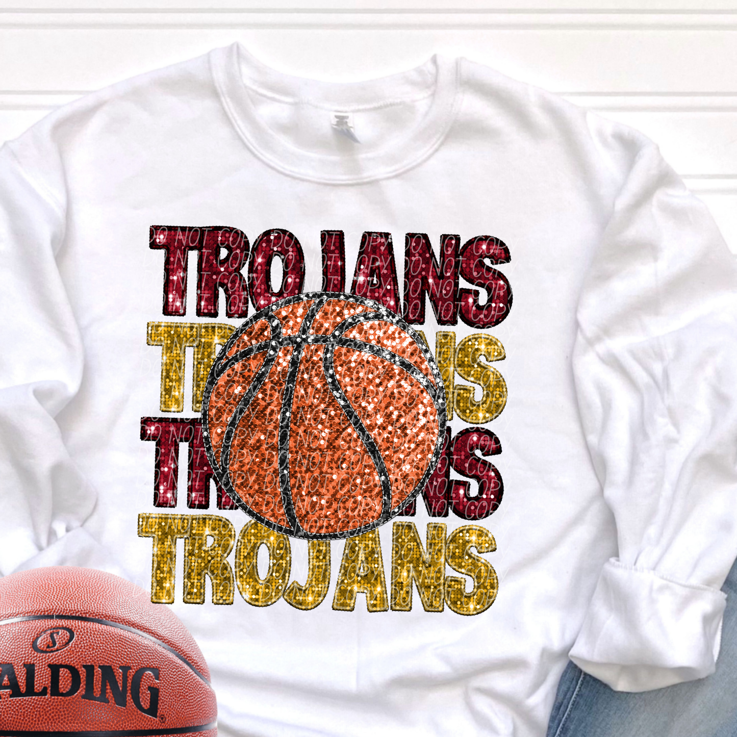 Trojans Crimson Gold-[DTF Transfer]-Lovie T Designs