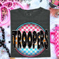 Troopers Neon Circle Mascots-Lovie T Designs