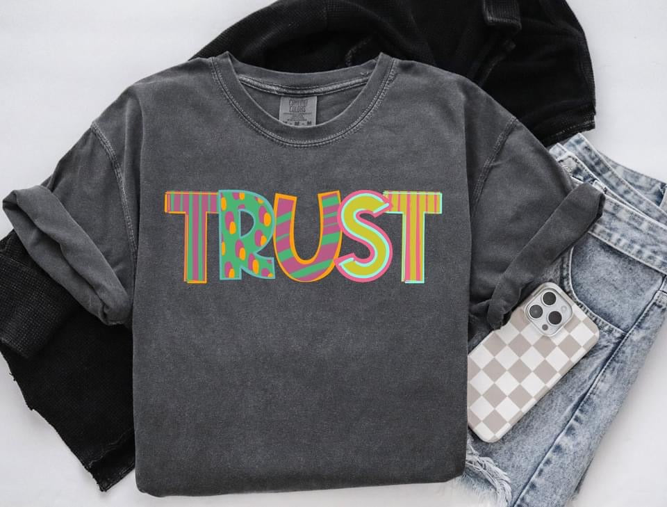 Trust - Faith Words-Lovie T Designs